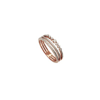 Diamond Three Path Ring 2 (14K)
