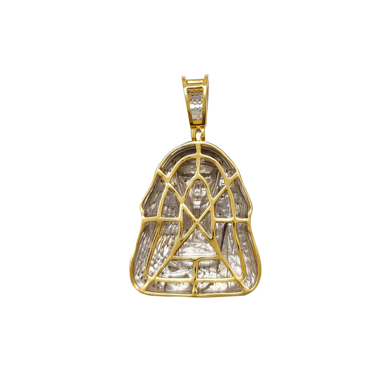 Diamond Two-Tone Pharaoh Pendant (10K) Popular Jewelry New York