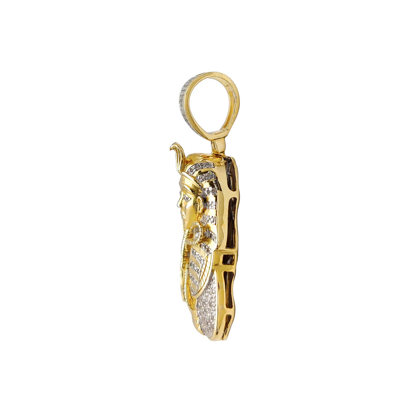 Diamond Two-Tone Pharaoh Pendant (10K) Popular Jewelry New York