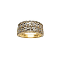 Dijamantni prsten u dva tona (10K) Popular Jewelry New York