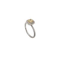 Дијамантски жолт веренички прстен (18K)