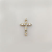 Diamond Cross Pendant (14K) Popular Jewelry New York