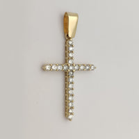 Diamond Cross Pendant (14K) Popular Jewelry New York