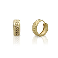 Boucles d'oreilles Huggie taille diamant (14K) Popular Jewelry New York