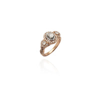 Diamond Infinity Three Stone Ring (14K) Novjorko Popular Jewelry
