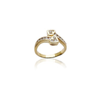 Diamond Love Heart Bypass Ring (14K) Popular Jewelry New York