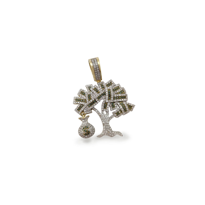 money tree gold pendant Diamond Money Tree Pendant (14K) (10K) – Popular J