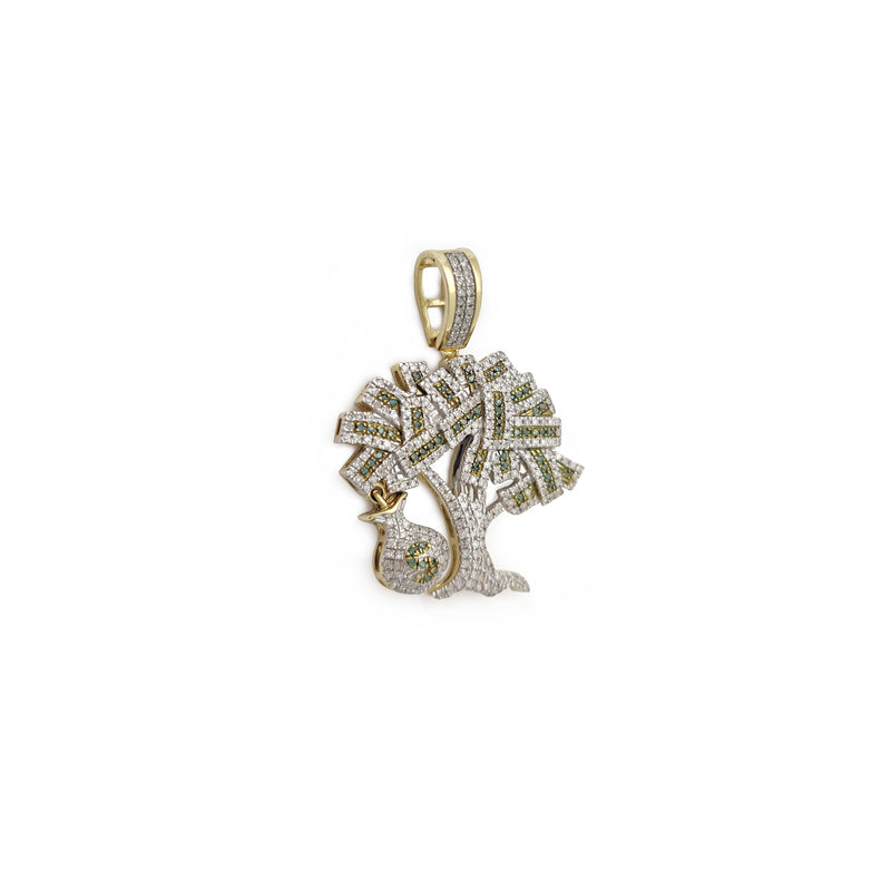 money tree pendant Diamond Money Tree Pendant (14K) (10K) – Popular J