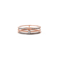 Diamond Tripe Stack Love Ring (14K) Popular Jewelry New York