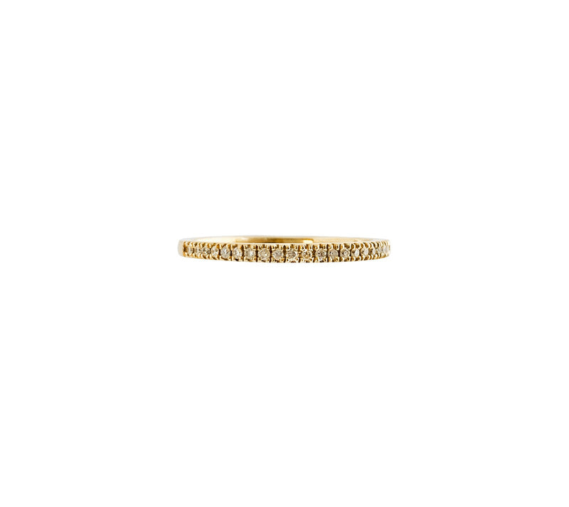 Diamond Pavé Wedding Ring (14K) Popular Jewelry New York