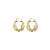 Dolphin Hoop Earrings (10K) Popular Jewelry New York