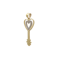 Double Heart Key Pendan (14K) Popular Jewelry New York