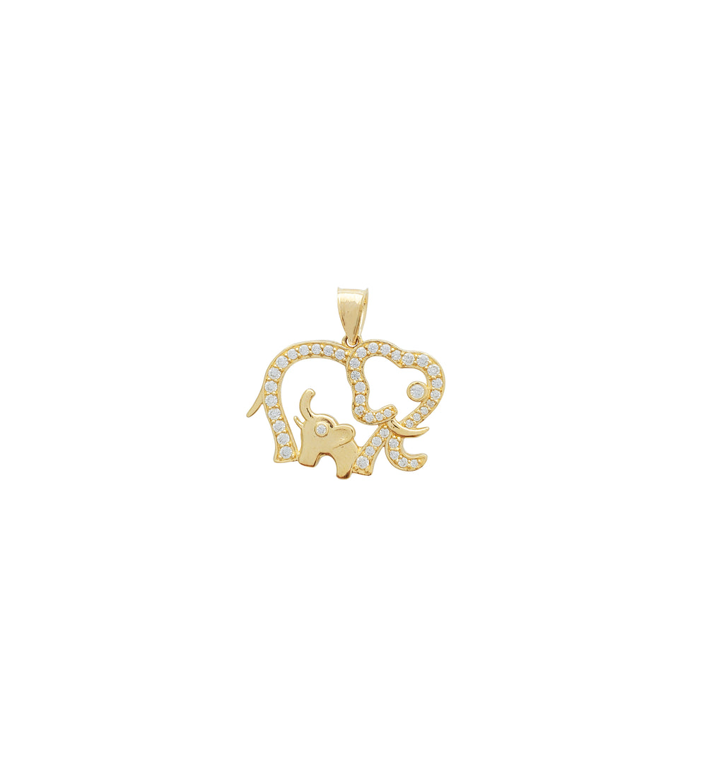 Elephant Pendant (14K)
