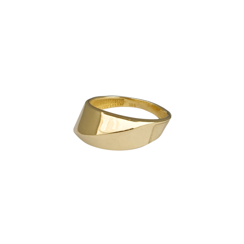 Edged Polygonal Ring (14K) Popular Jewelry New York
