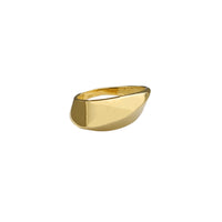 Obrubljen poligonalni prsten (14K) Popular Jewelry New York