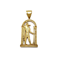 Egyptian Anubis CZ Pendant (14K) Popular Jewelry New York
