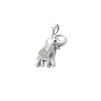 Elephant CZ Pendant (Silver) Popular Jewelry New York