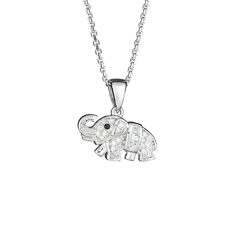Elephant Necklace (Silver)