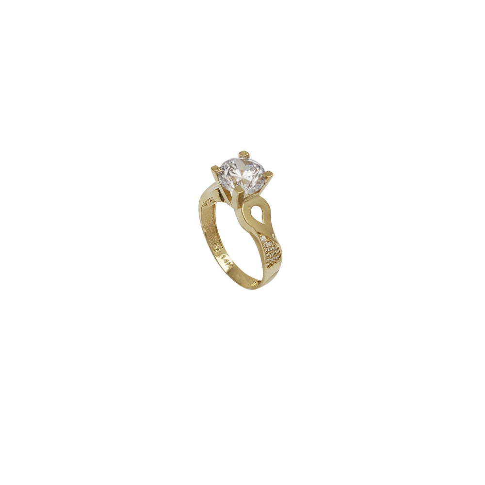 Engagement CZ Ring 4 (14K)
