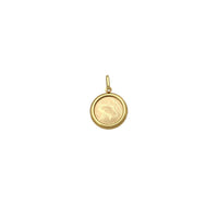 Engraved Virgin Mary Medallion Pendant (14K) Popular Jewelry New York
