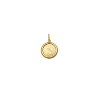 Colgante Medallón Virxe María Gravado (14K) Popular Jewelry nova York