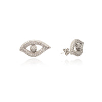 Pis Gözlər Diş Sırğalar (Gümüş) Popular Jewelry New York