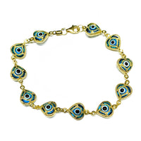 Evil Eyes Bracelet (14K).