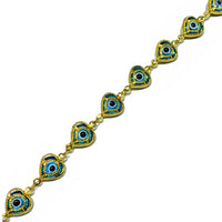 Evil Eyes Bracelet (14K).