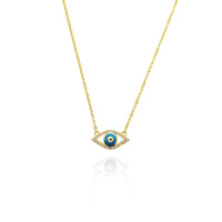 Necklace tal-Evil Eye CZ (Silver)