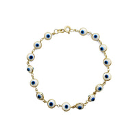 නපුරු ඇස් බ්රේස්ලට් (14 කේ) Popular Jewelry නිව් යෝර්ක්