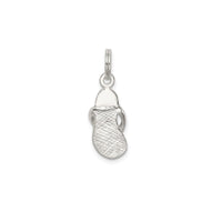 Flip Flop Pendant (Silver)