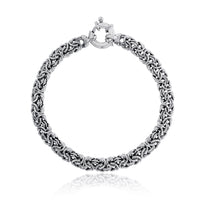 Fancy Byzantine Bracelet (Silver) Popular Jewelry New York