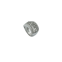 Fancy Hearts CZ-ring (silver)