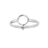 (נקבה) טבעת סמל מגדר (כסף) Popular Jewelry ניו יורק