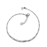 Figaro Heart Anklet (Silver)