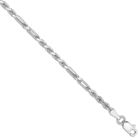 Milano Figa-Rope շղթա (արծաթագույն) Popular Jewelry Նյու Յորք
