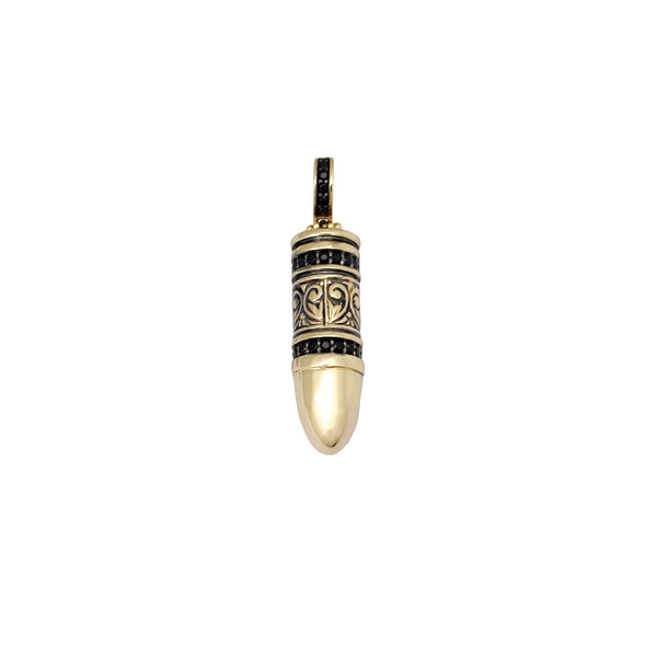 Filigree 3D Bullet Pendant (14K) Popular Jewelry New York