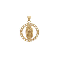 Filigree Framed Virgin Mary Pendant (14K) Popular Jewelry New York