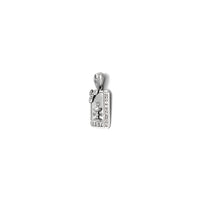 Penjoll CZ de First Communion (14K) Or blanc de 14 quilates, Popular Jewelry nova York