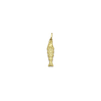 Fish Pendant (14K) 14 Karat Yellow Gold, Popular Jewelry New York