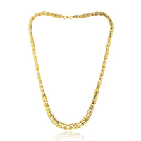 Flat Byzantine Chain Necklace (14K) Popular Jewelry New York