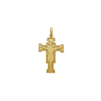 Flat Crucifix Pendant (14K) Popular Jewelry New York