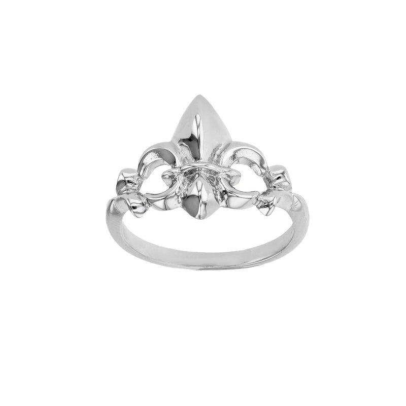 Fleur de Lis Ring (Silver) Popular Jewelry New York