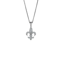 Fleur De Lis Necklace (Silver)