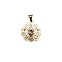 Two-Tone Flower Power Pendant (14K)