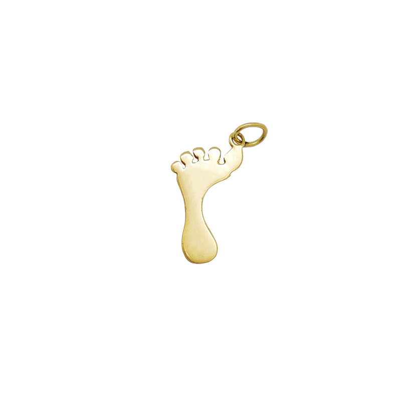 Footprint Pendant (14K) Popular Jewelry New York