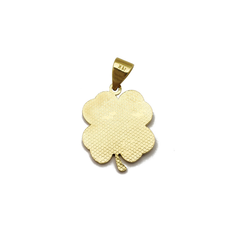 Four Leaf Clover Lucky Pendant (14K) Popular Jewelry New York