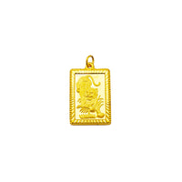 Медальон Тигър с късмет в рамка (24K) - Popular Jewelry  - Ню Йорк