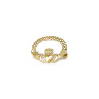 Frame Claddagh Brooch PIN (14K) Popular Jewelry Nyu-York