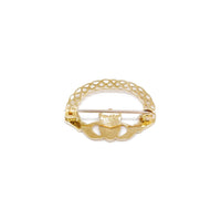 Uokvireni pin za broš Claddagh (14K) Popular Jewelry New York